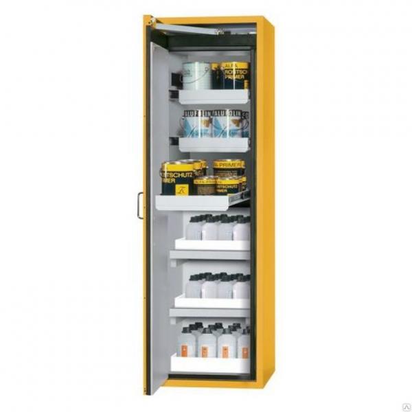 Пожаростойкий шкаф 600-32А для раздельного хранения ЛВЖ и коррозионных веществ